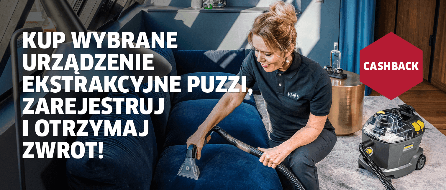 Czyść jak profesjonalista! Kup, zarejestruj i otrzymaj zwrot od 400 do 2000 zł.