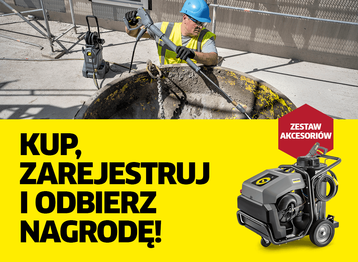 Moc ciśnieniowego czyszczenia! Kup, zarejestruj i odbierz nagrodę!